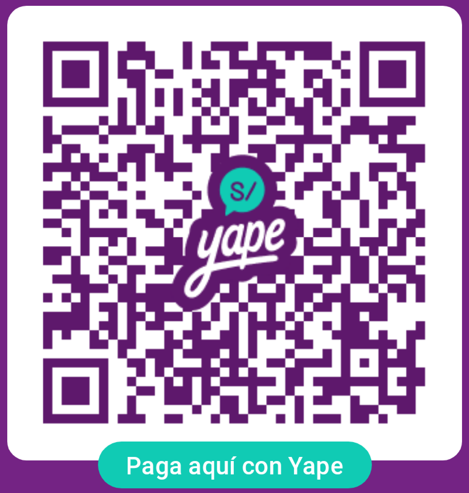 Código QR de YAPE
